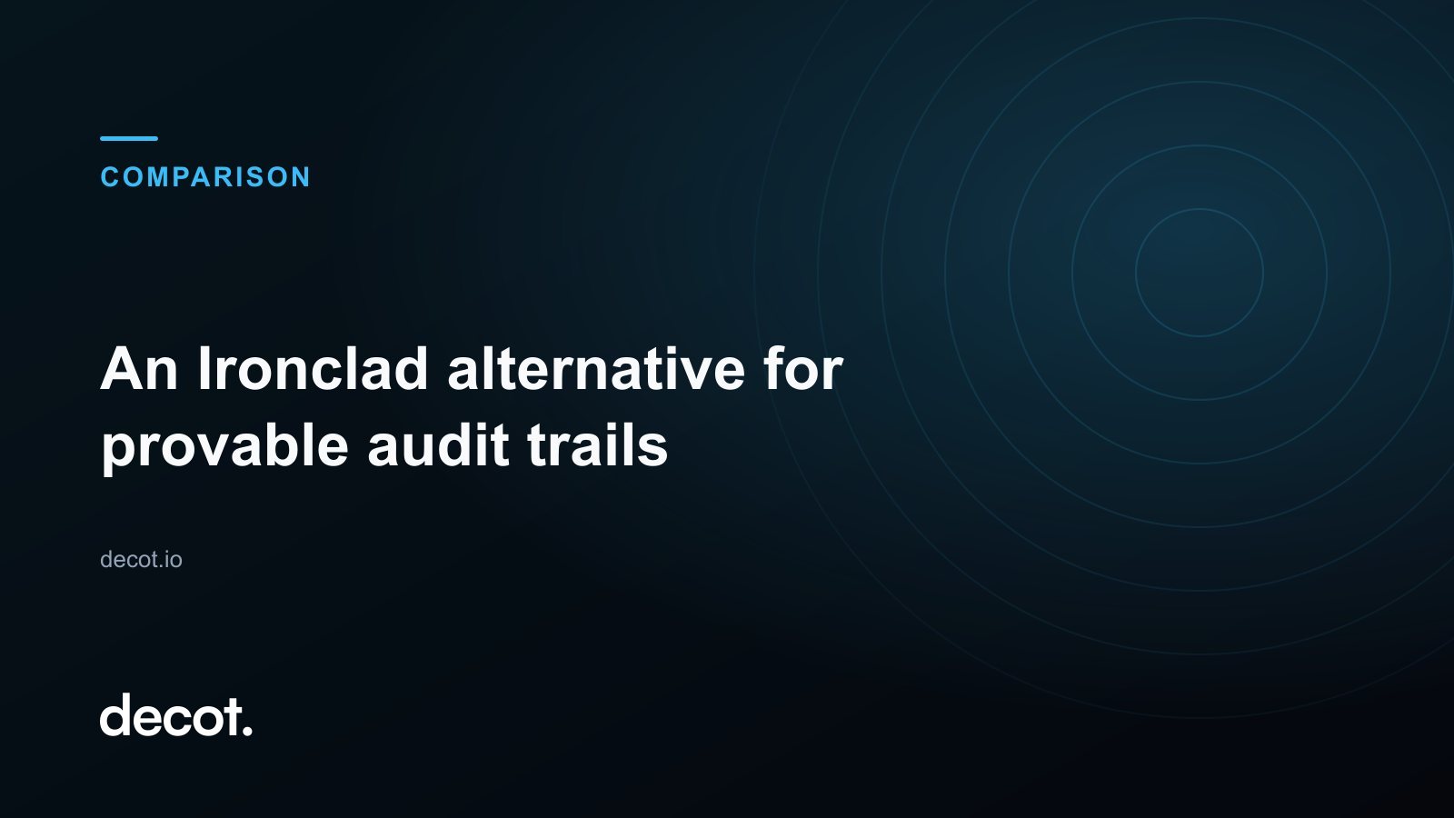 An Ironclad alternative for teams that need provable audit trails